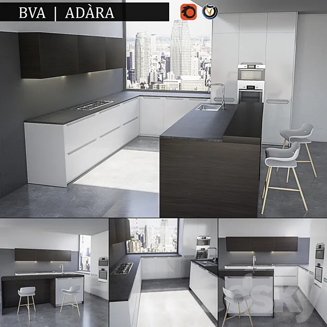 Kitchen BVA Adara 3DSMax File