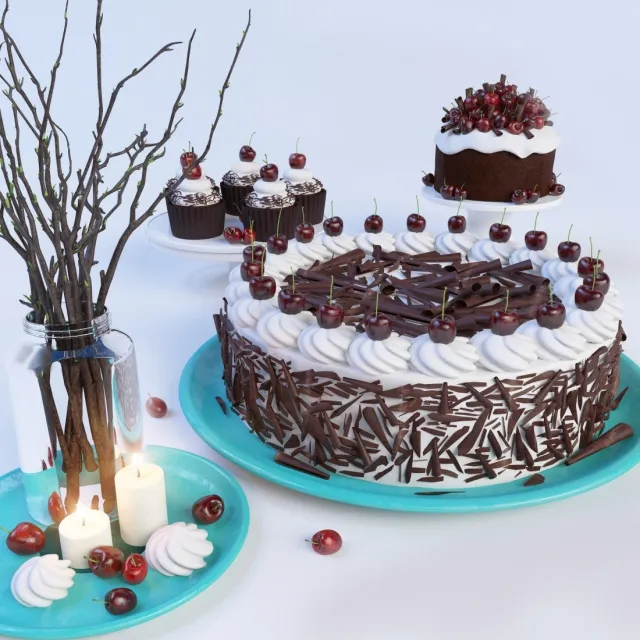 kitchen – Cake 0578 3ds Max