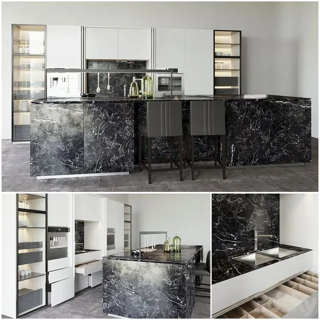 Kitchen Cesar 3dsMax Model