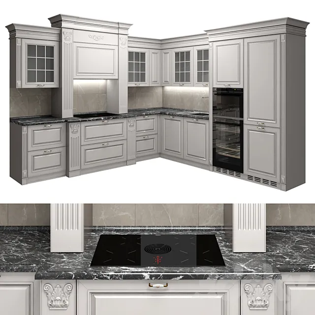 Kitchen classic 3ds Max