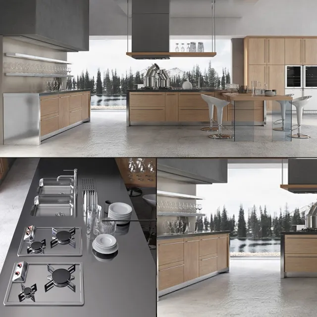 kitchen – Contemporary kitchen 02 1 3ds Max