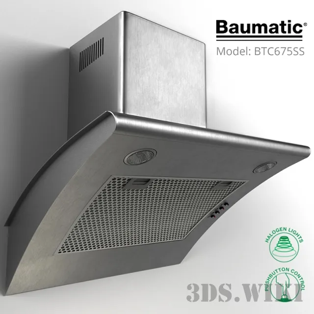 kitchen – Cooker hood Baumatic BTC675SS 3ds Max