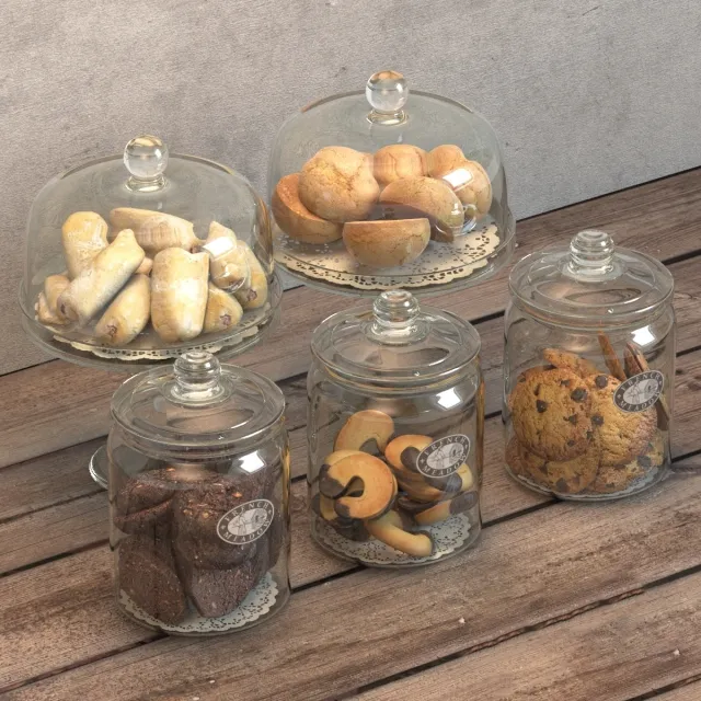 kitchen – Cookie jars 3ds Max