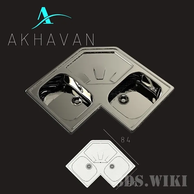 kitchen – Corner sink AKHAVAN 3ds Max