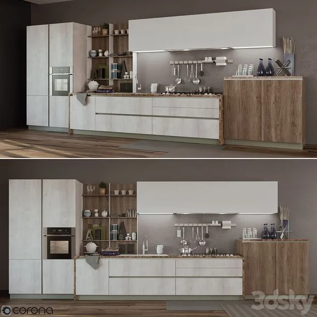 Kitchen Cucine Stosa Infinity 3dsMax Model