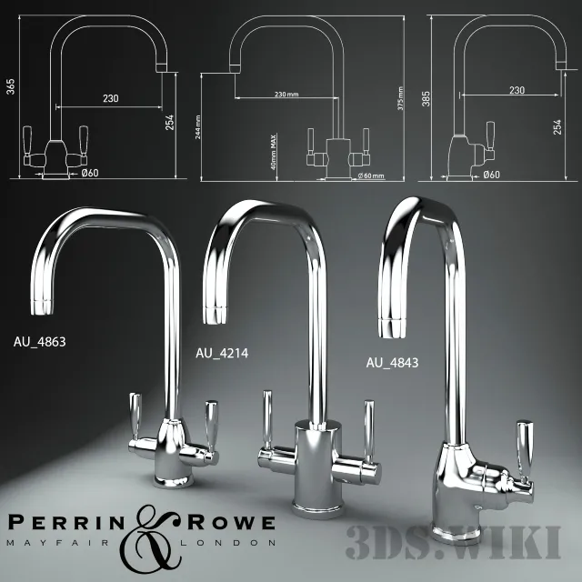 kitchen – Современные кухонные краны 3ds Max