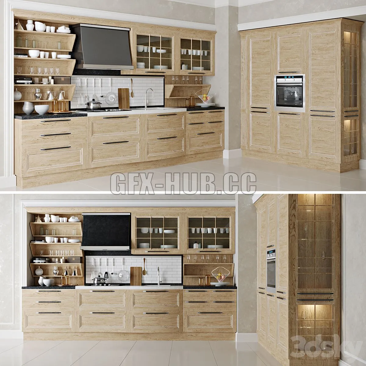 Kitchen Dali 3dsMax Model