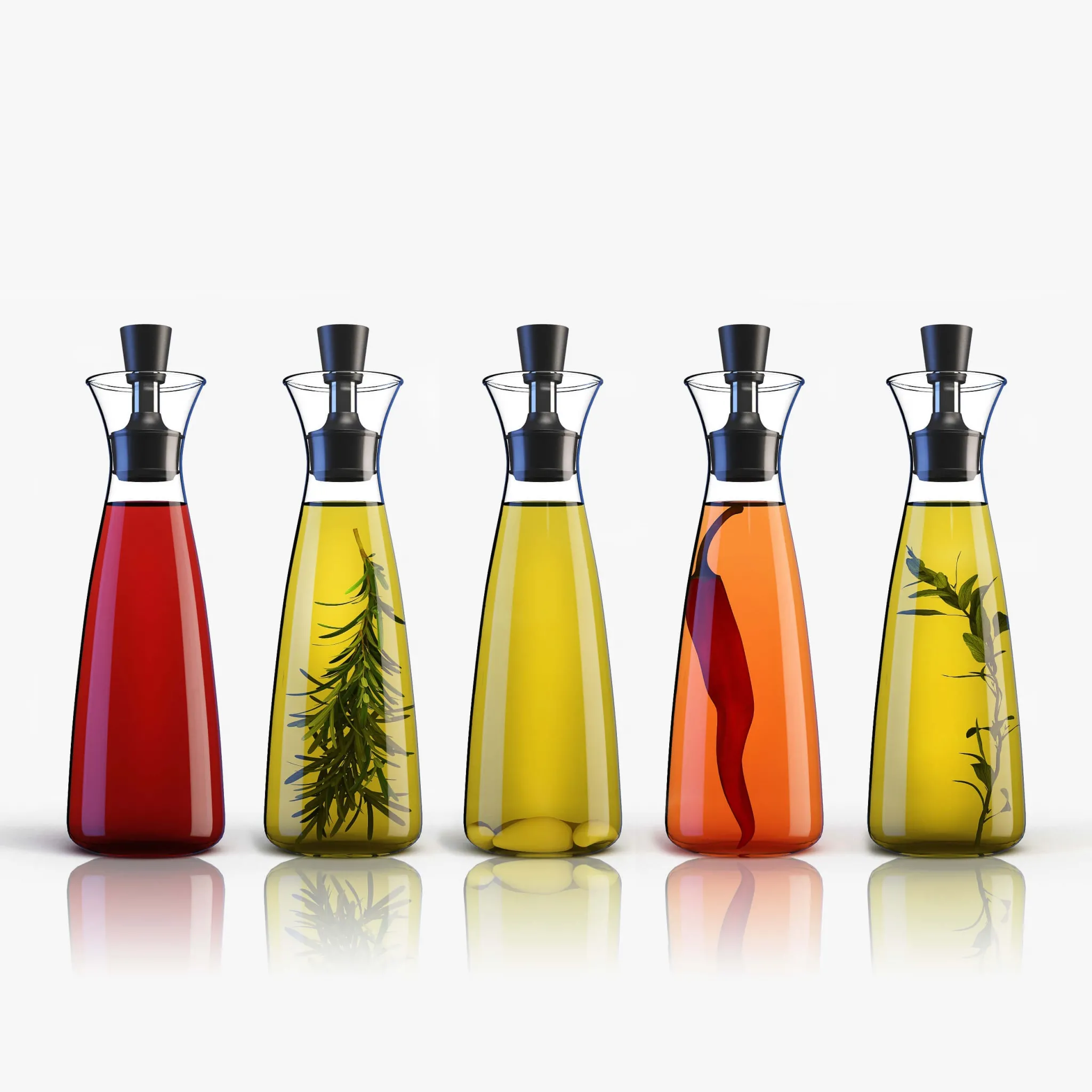 kitchen – Decanter of oil and vinegar 3ds Max