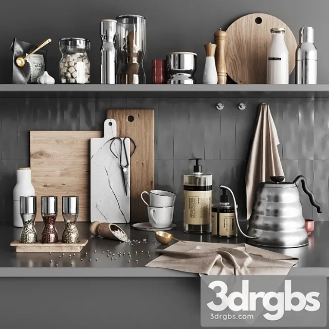 Kitchen Decor 3 3dsmax Download