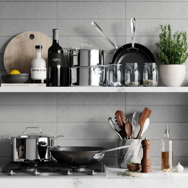 Kitchen decor 3 3dsMax Model