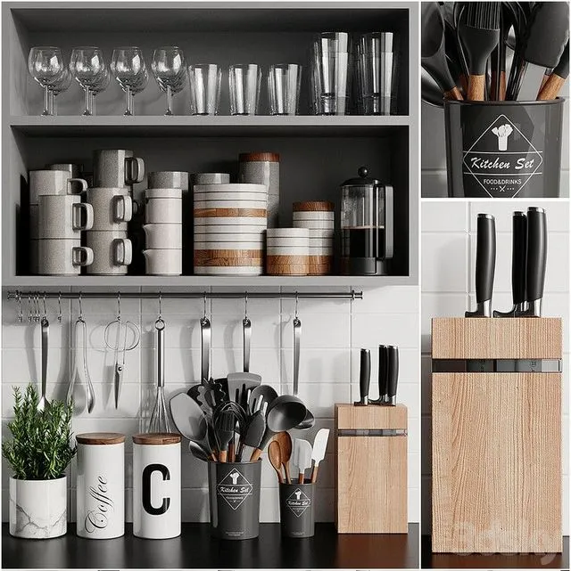 Kitchen decor 7 3dsMax Model