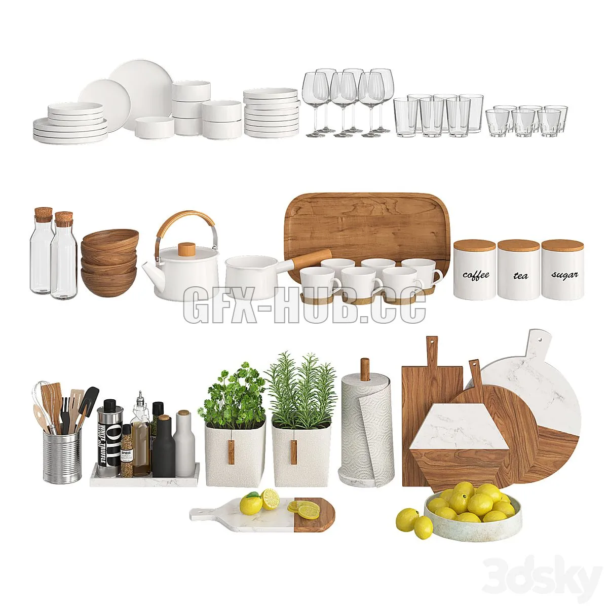 Kitchen Decor – Light 3dsMax Model