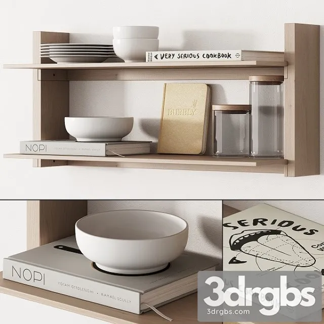 Kitchen Decor Set Accessories 05 3dsmax Download