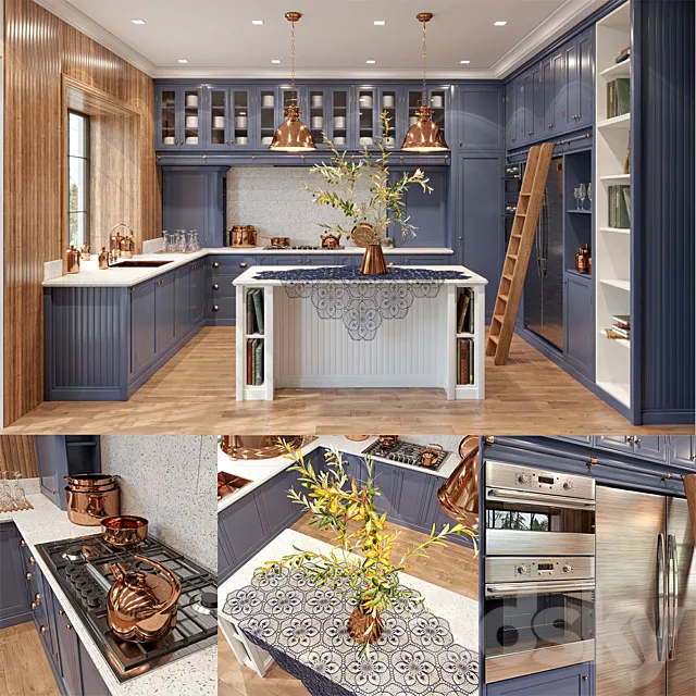 Kitchen Devol (The Crystal Palace Kitchen) 3DS Max Model