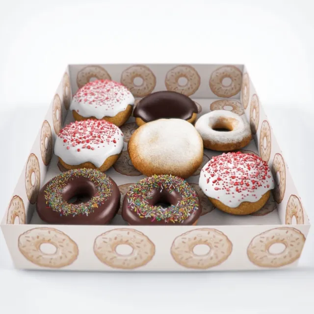kitchen – Donuts 12 3ds Max