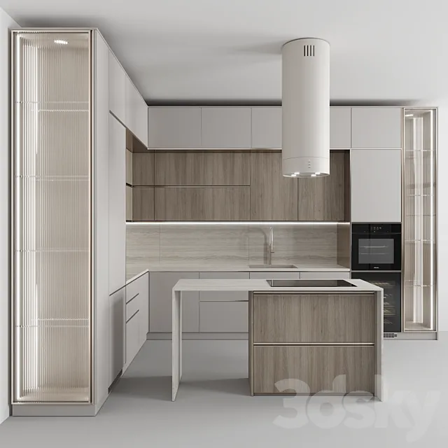 Kitchen №146 3DS Max Model