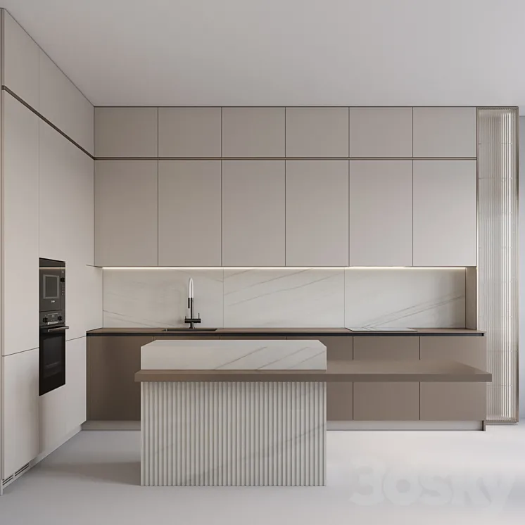 Kitchen №4 3DS Max Model