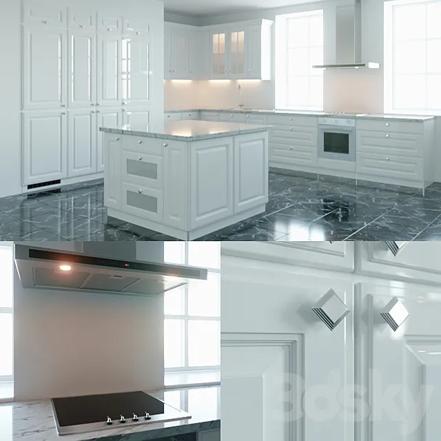 Kitchen Elegance from Nolte 3DS Max Model