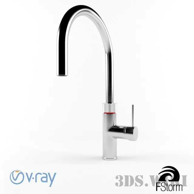 kitchen – Faucet Quooker Flex Faucets 3ds Max