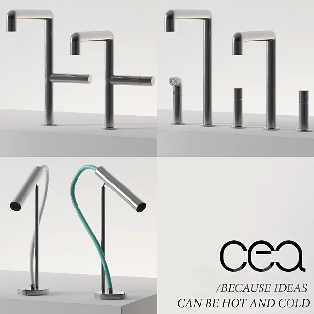 Kitchen faucets CEA Design (corona + vray) 3DS Max Model