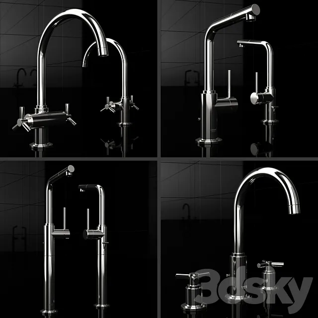 Kitchen faucets Grohe Atrio 3ds Max