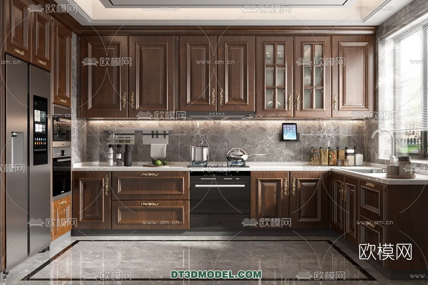 Kitchen for Home – Interior 3D Models – 002