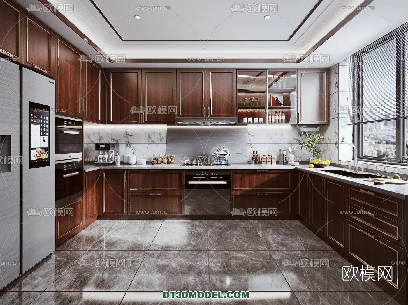 Kitchen for Home – Interior 3D Models – 004