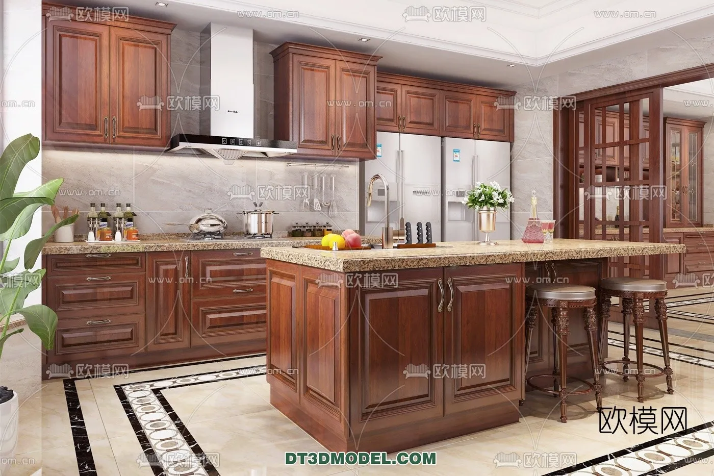 Kitchen for Home – Interior 3D Models – 005