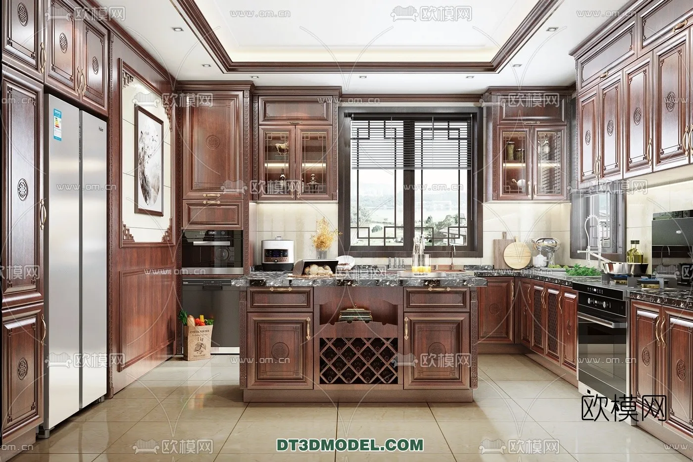 Kitchen for Home – Interior 3D Models – 008