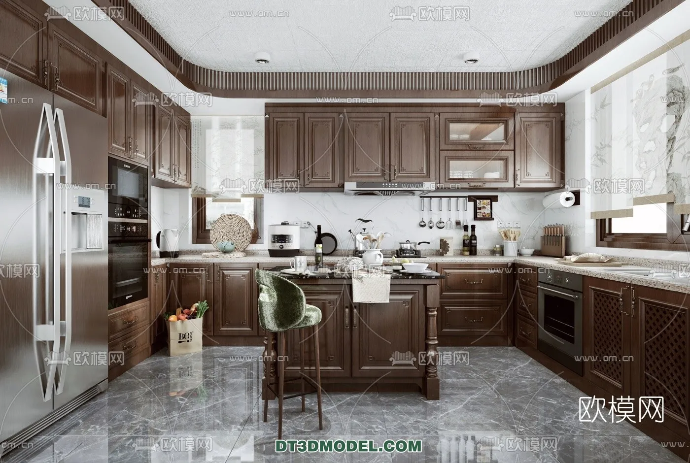 Kitchen for Home – Interior 3D Models – 012