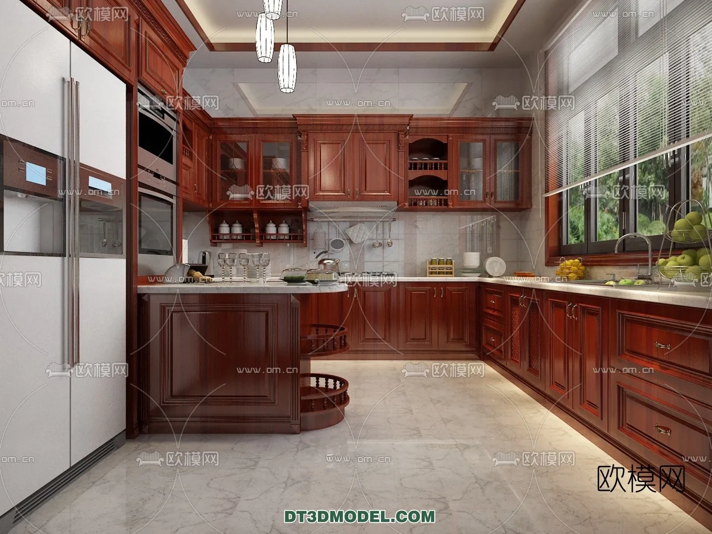 Kitchen for Home – Interior 3D Models – 014