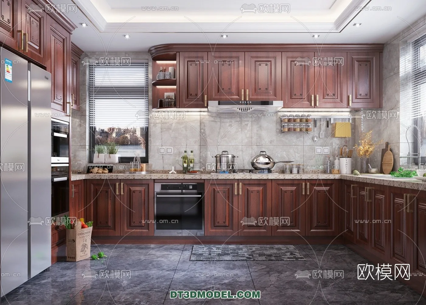 Kitchen for Home – Interior 3D Models – 018