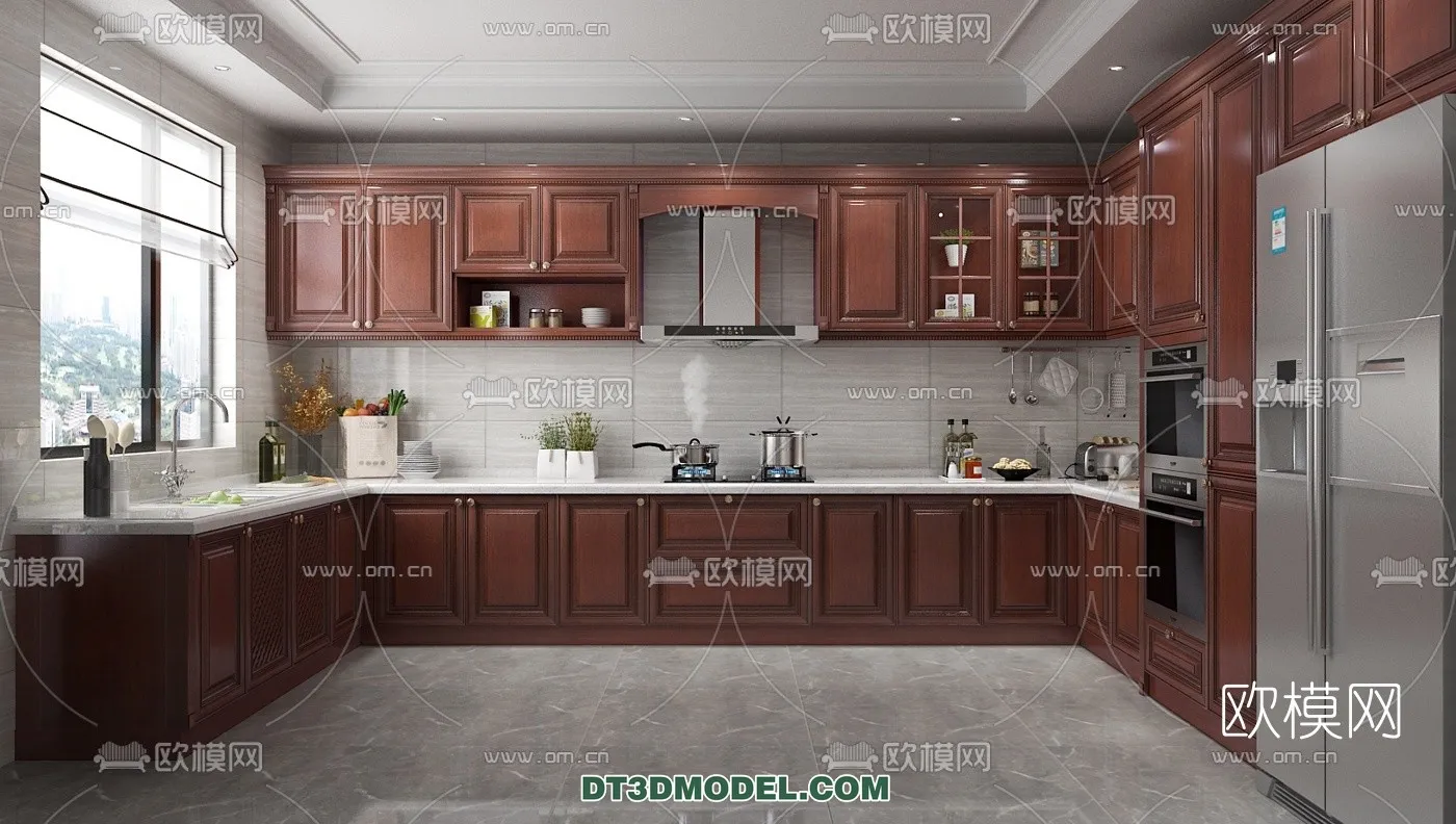 Kitchen for Home – Interior 3D Models – 022