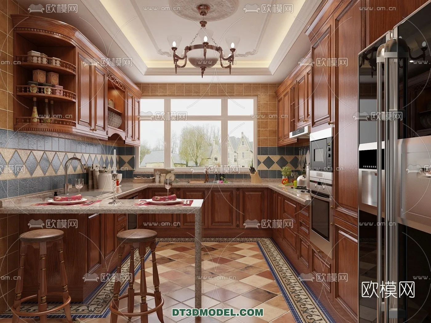 Kitchen for Home – Interior 3D Models – 025