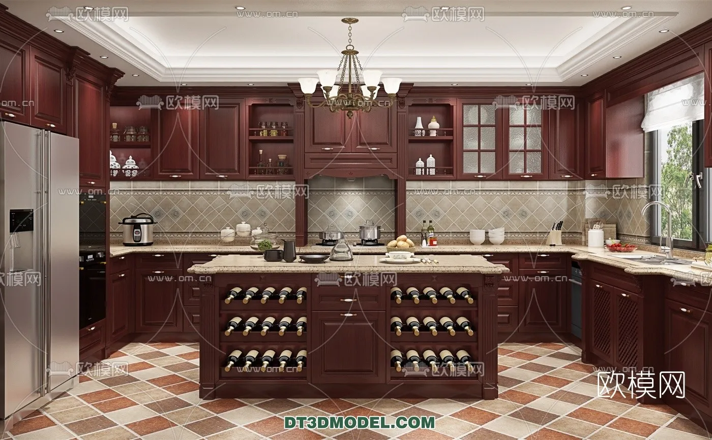 Kitchen for Home – Interior 3D Models – 031