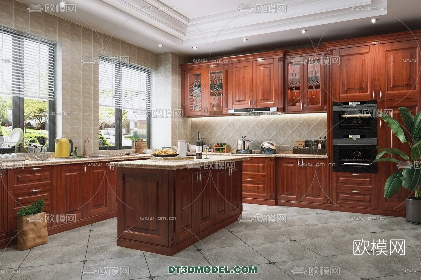 Kitchen for Home – Interior 3D Models – 034