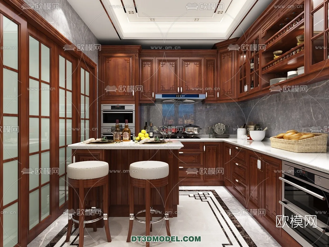 Kitchen for Home – Interior 3D Models – 036