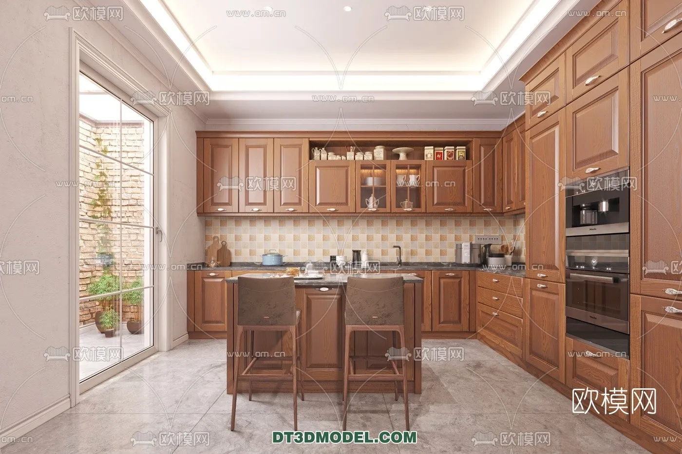 Kitchen for Home – Interior 3D Models – 037