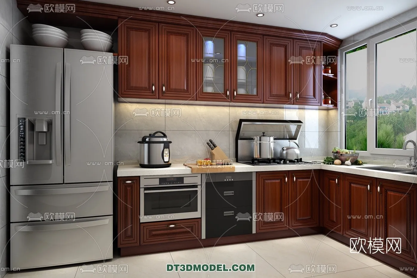 Kitchen for Home – Interior 3D Models – 038