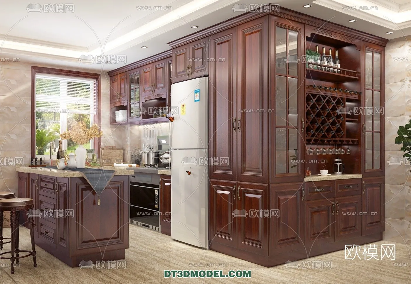 Kitchen for Home – Interior 3D Models – 041