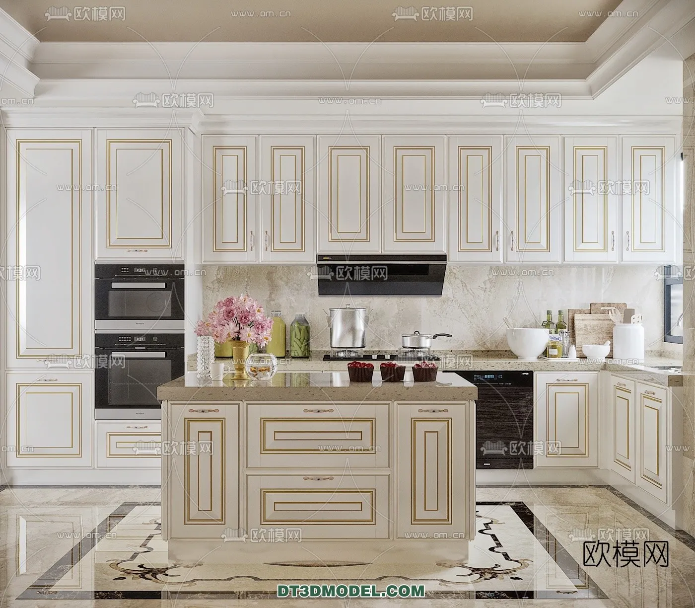 Kitchen for Home – Interior 3D Models – 043