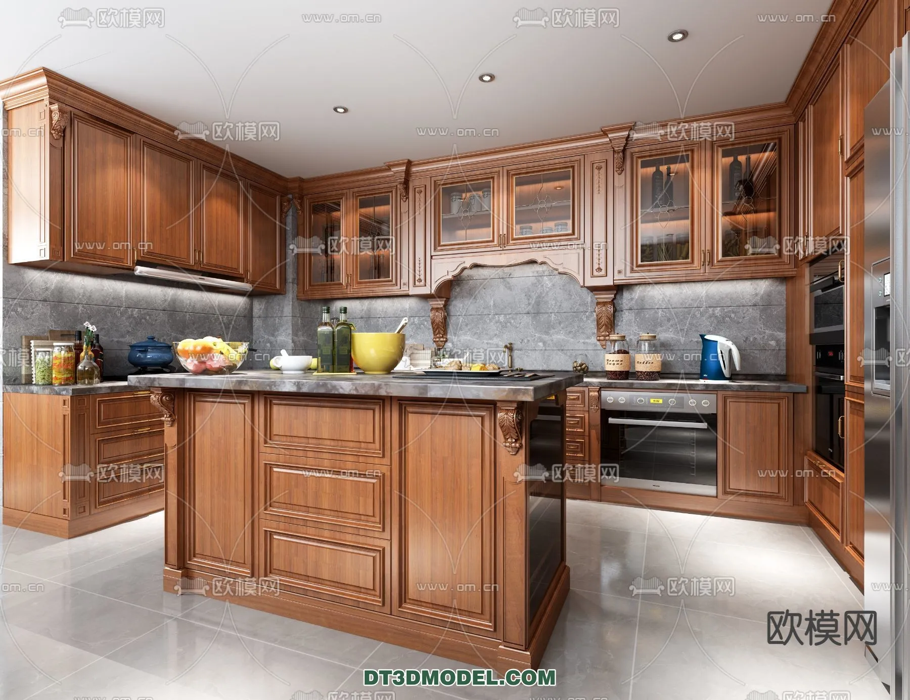 Kitchen for Home – Interior 3D Models – 045