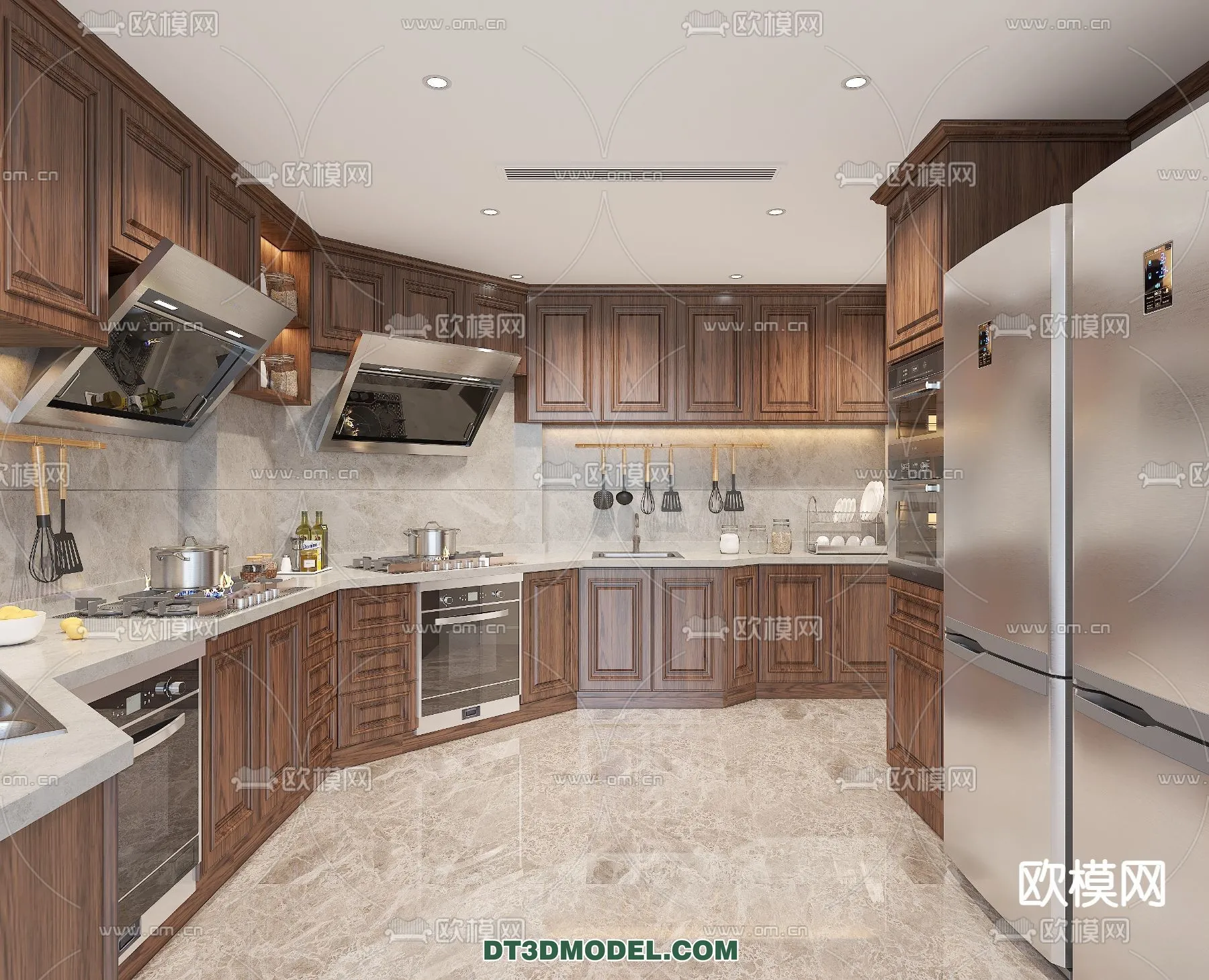 Kitchen for Home – Interior 3D Models – 046