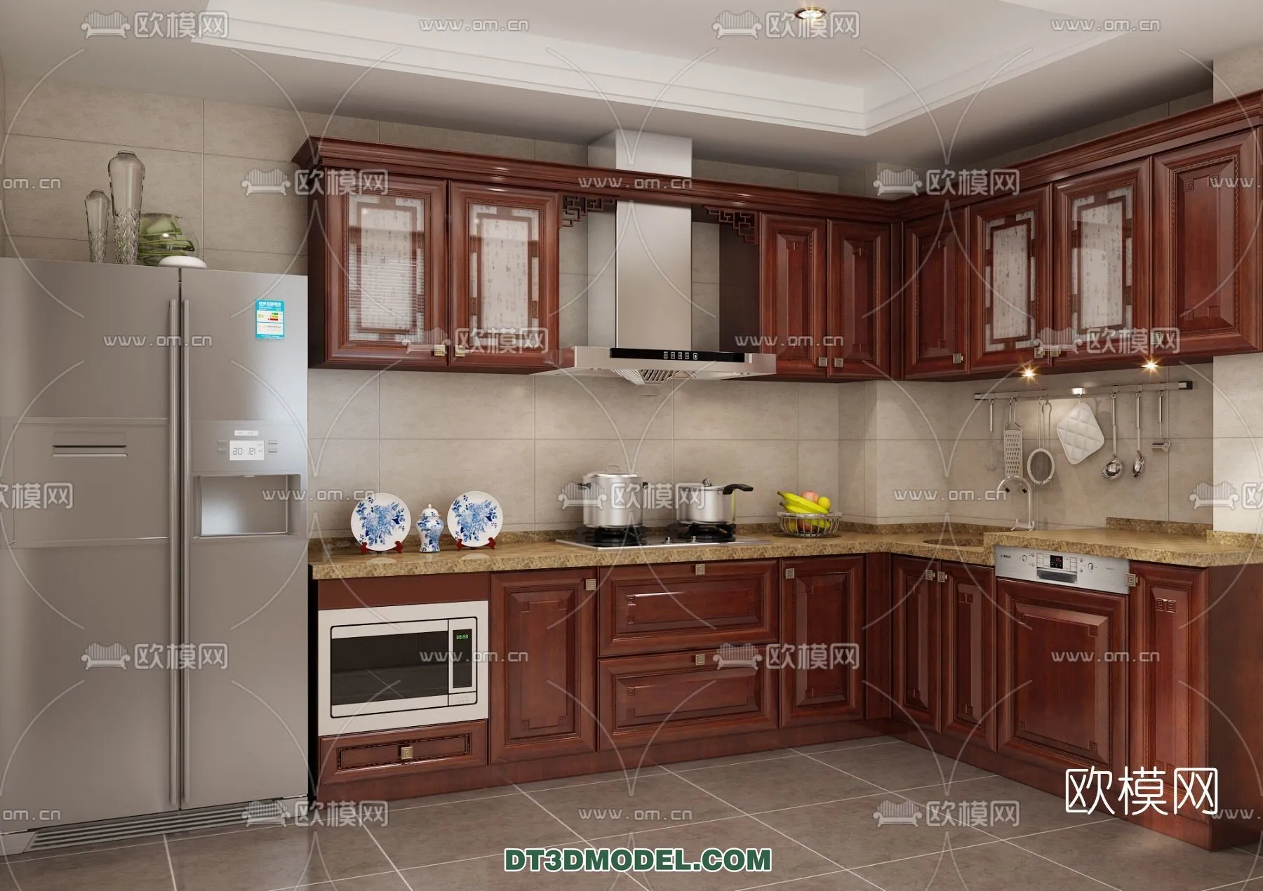 Kitchen for Home – Interior 3D Models – 051