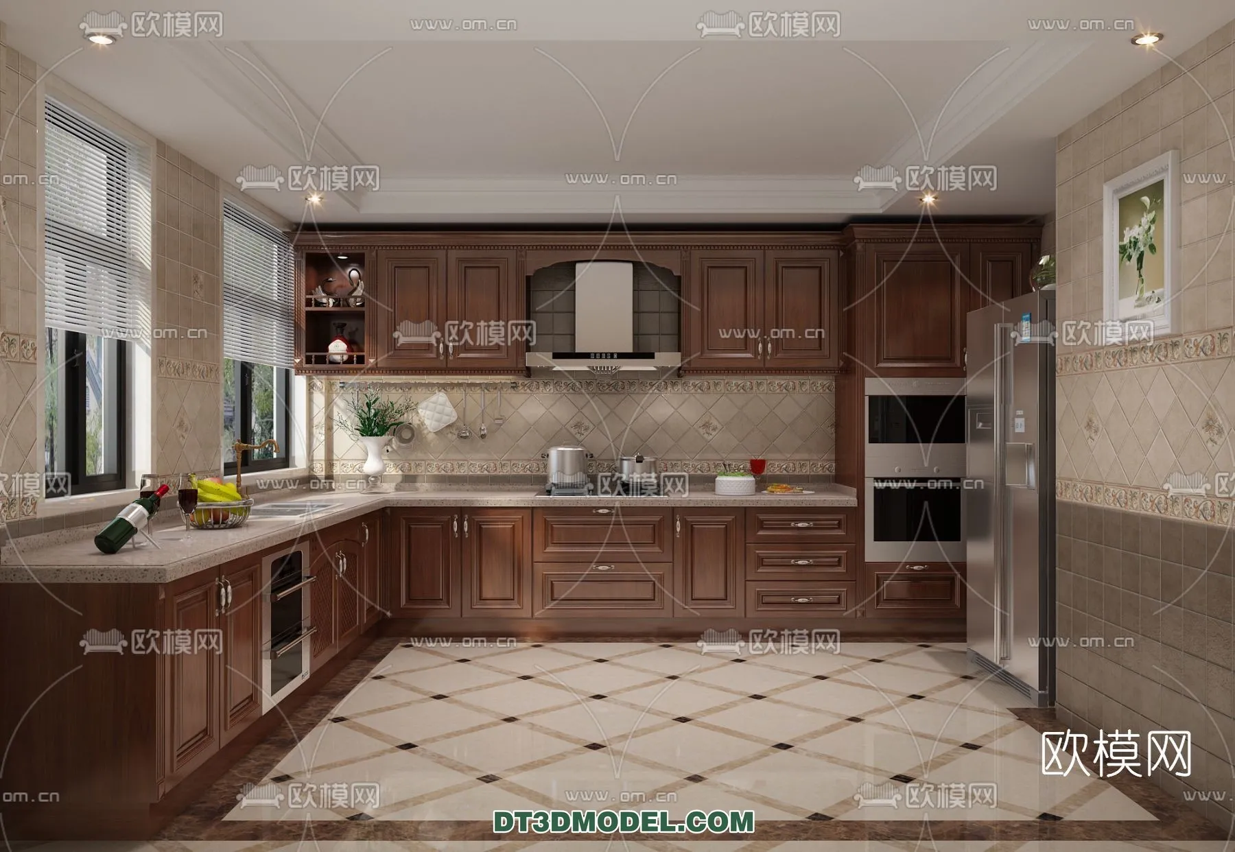 Kitchen for Home – Interior 3D Models – 052