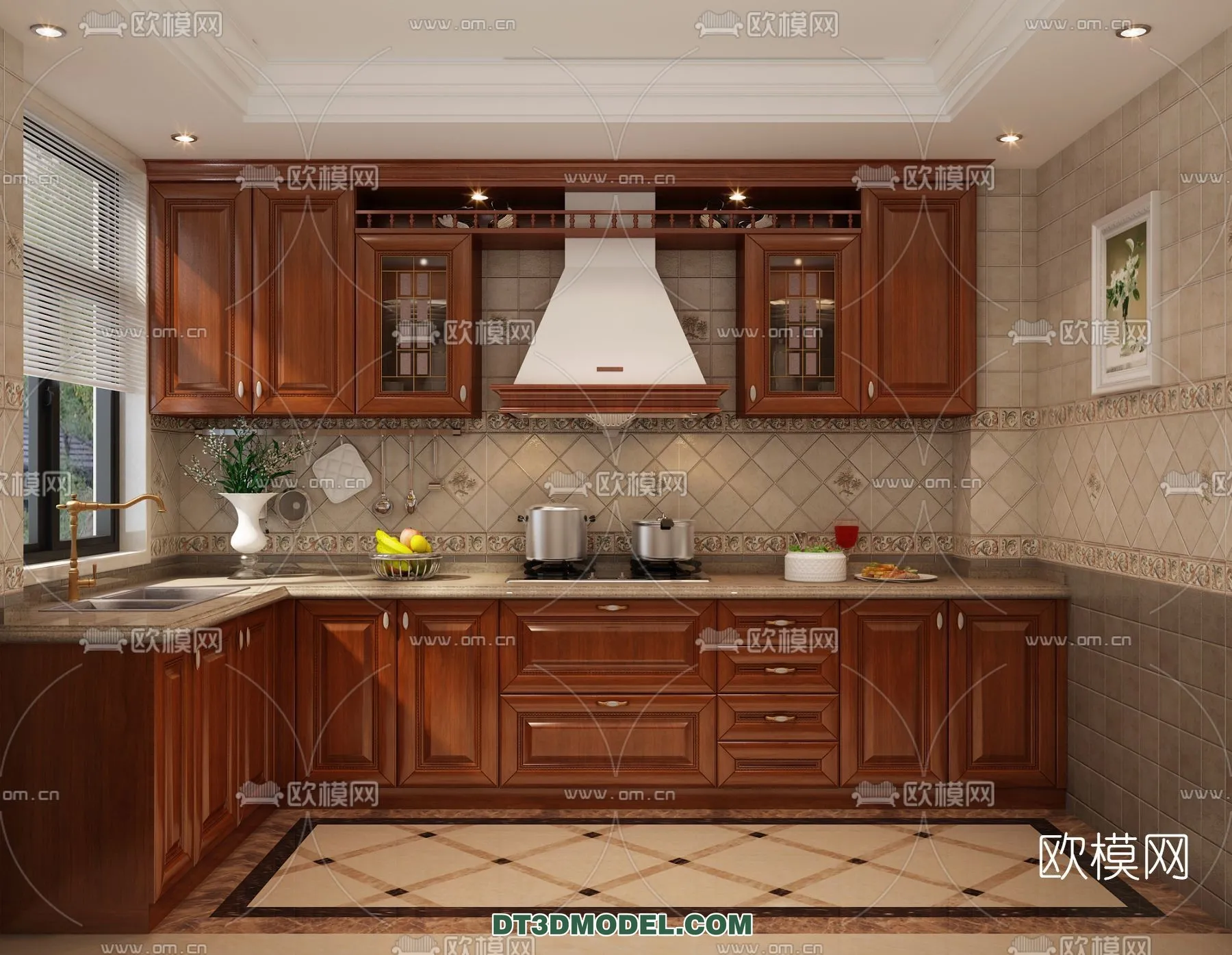 Kitchen for Home – Interior 3D Models – 053