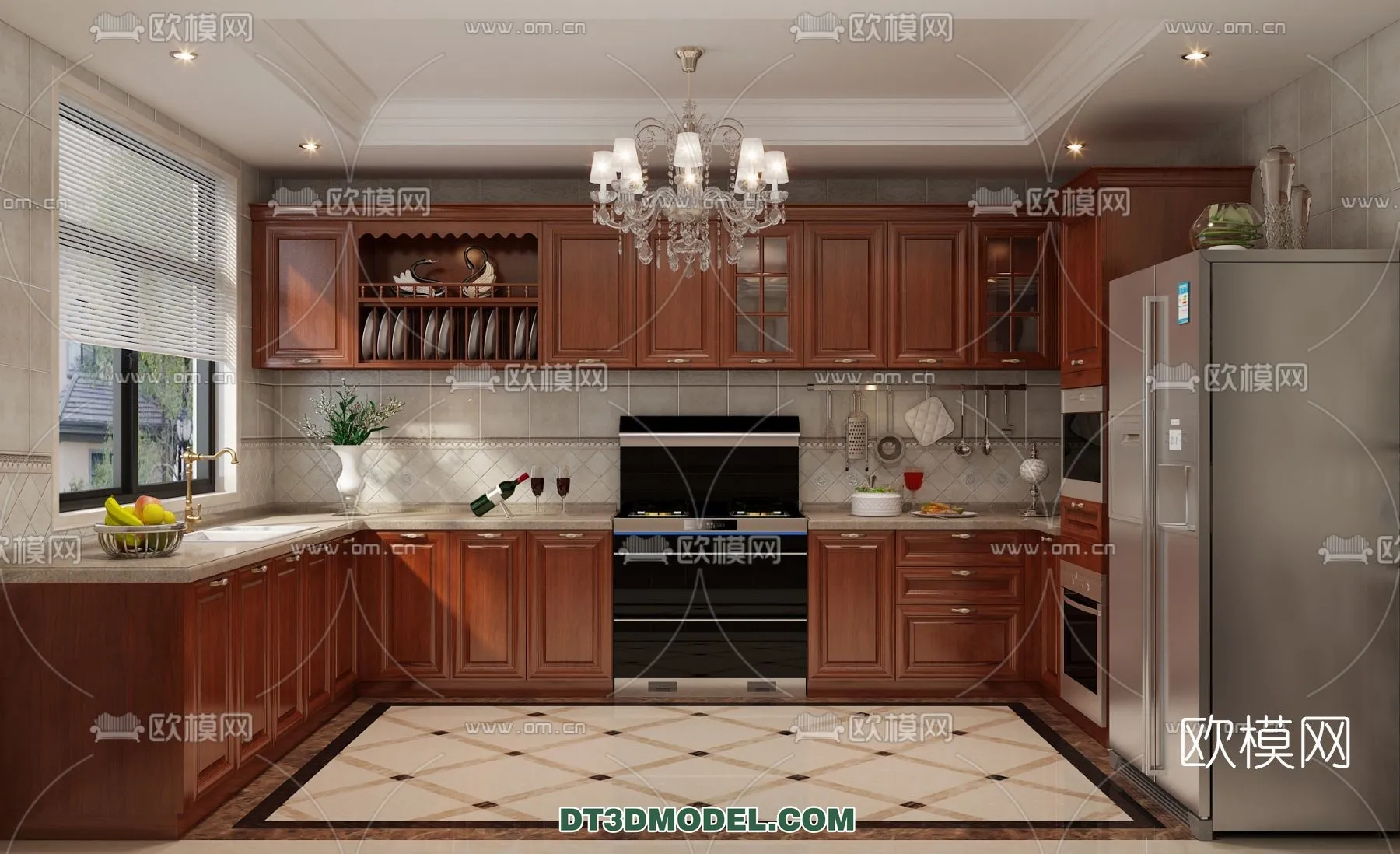 Kitchen for Home – Interior 3D Models – 055