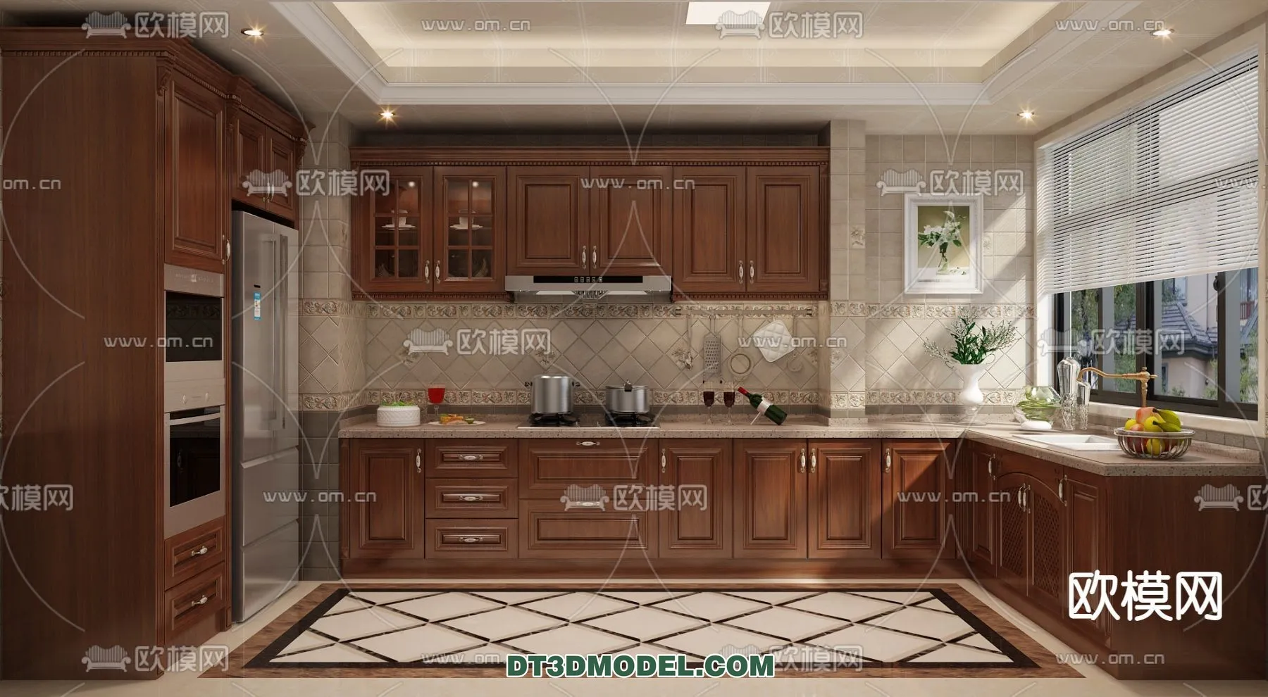 Kitchen for Home – Interior 3D Models – 058