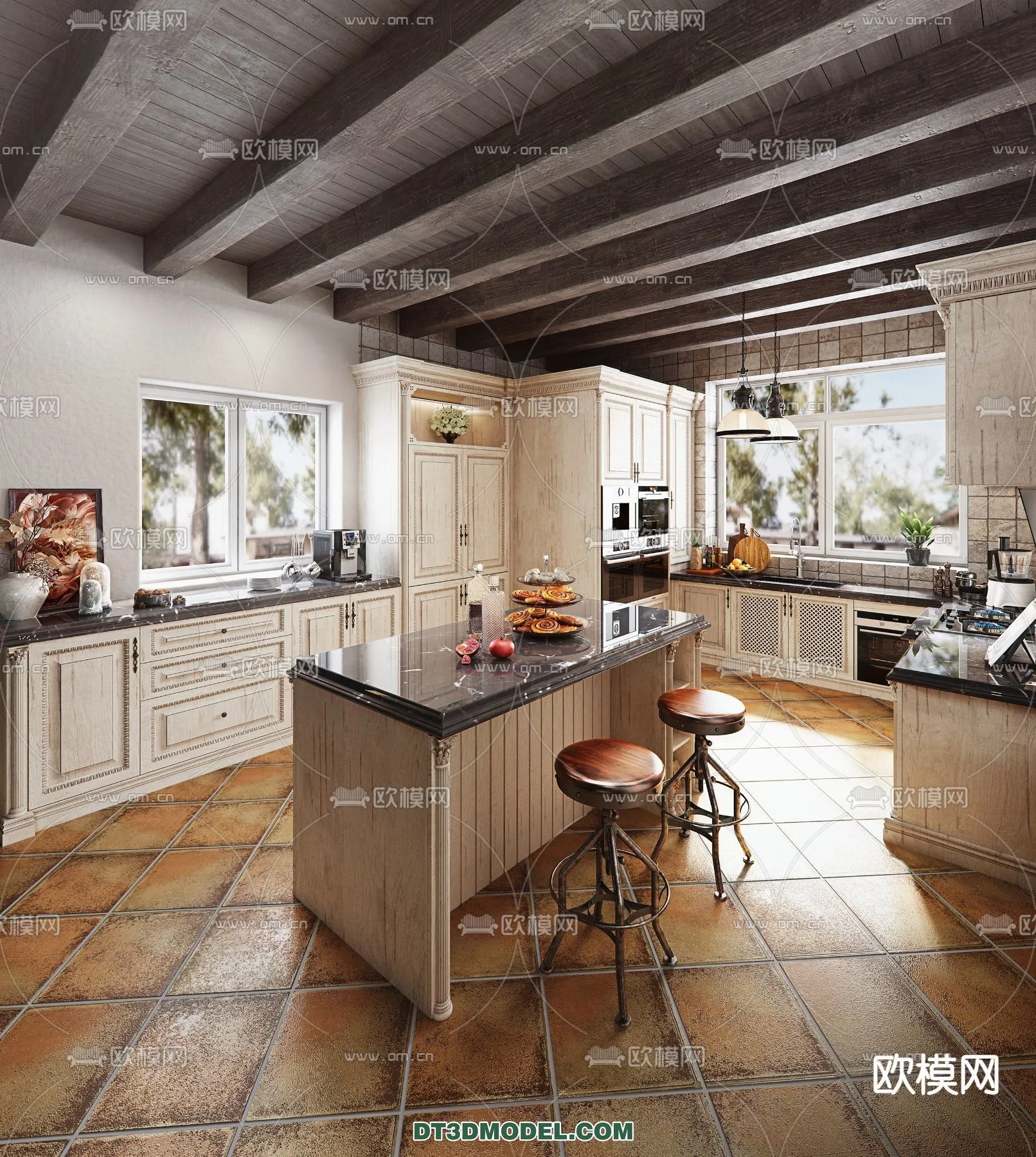 Kitchen for Home – Interior 3D Models – 061