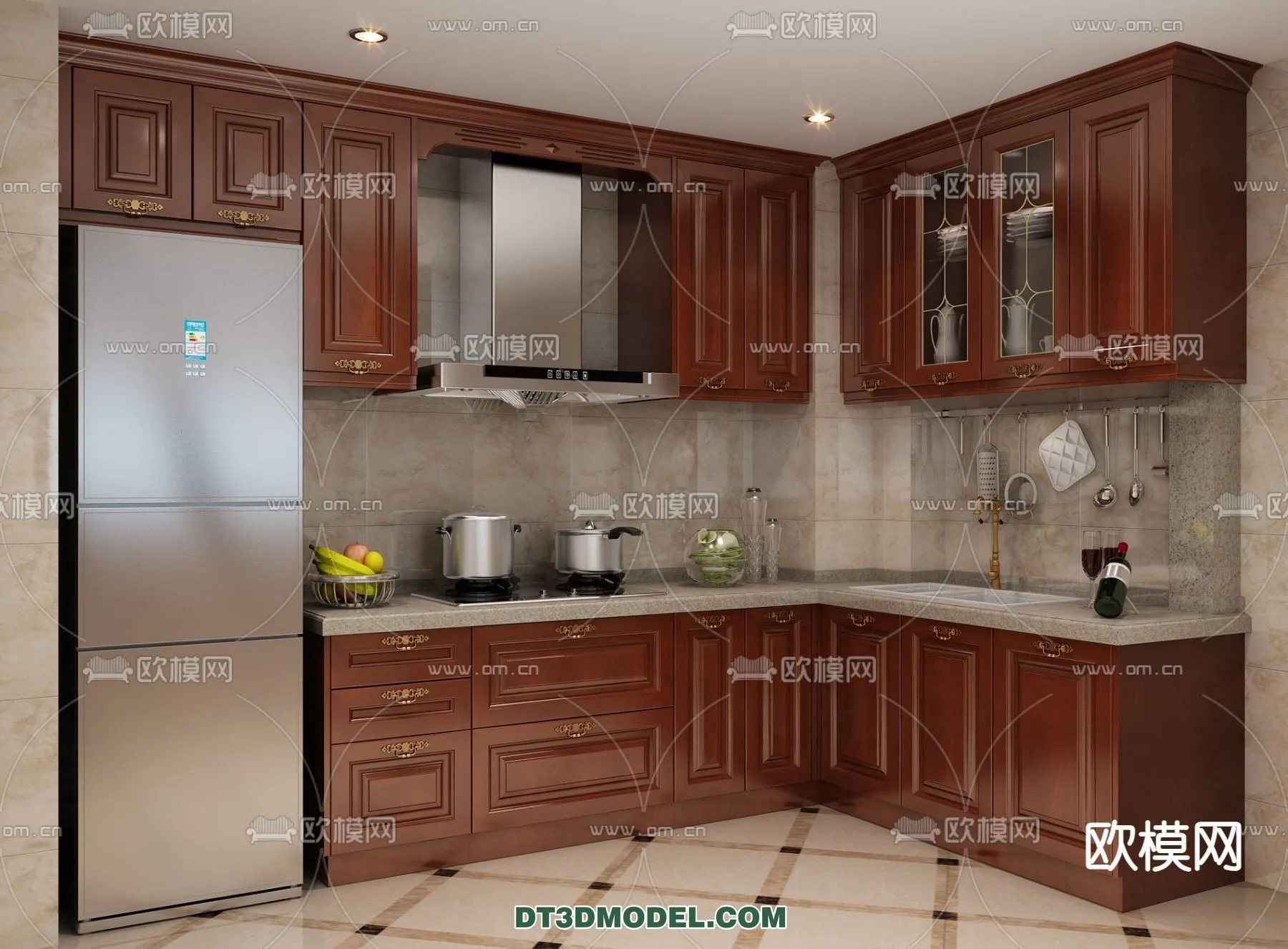 Kitchen for Home – Interior 3D Models – 074